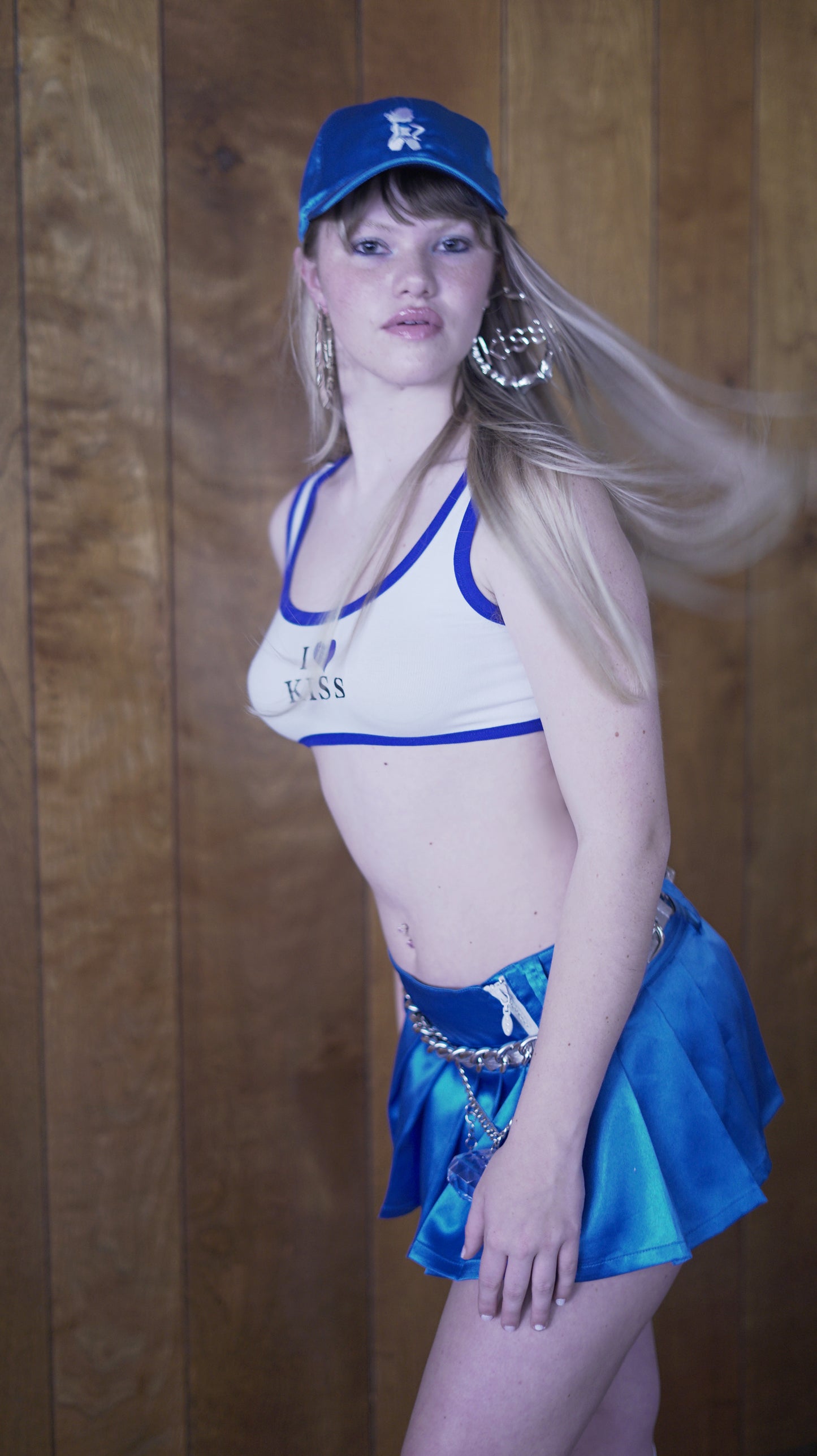 Classic Sapphire Blue Hat