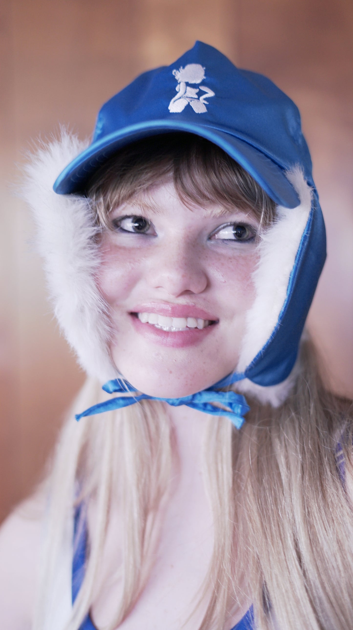 Classic Sapphire Blue furry Hat